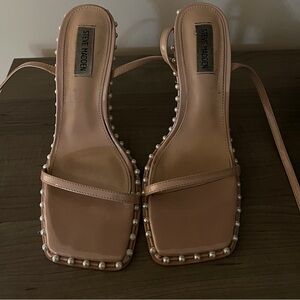 Pearl Steve Madden heels - only worn once - beautiful